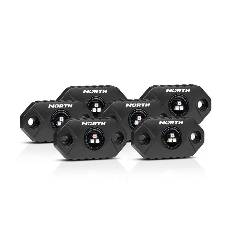 6 or 8-Piece - Multi-Color (RGB) LED Rock Lights - Image 2