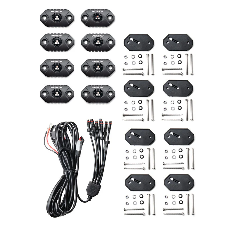 6 or 8-Piece - Multi-Color (RGB) LED Rock Lights - Image 4