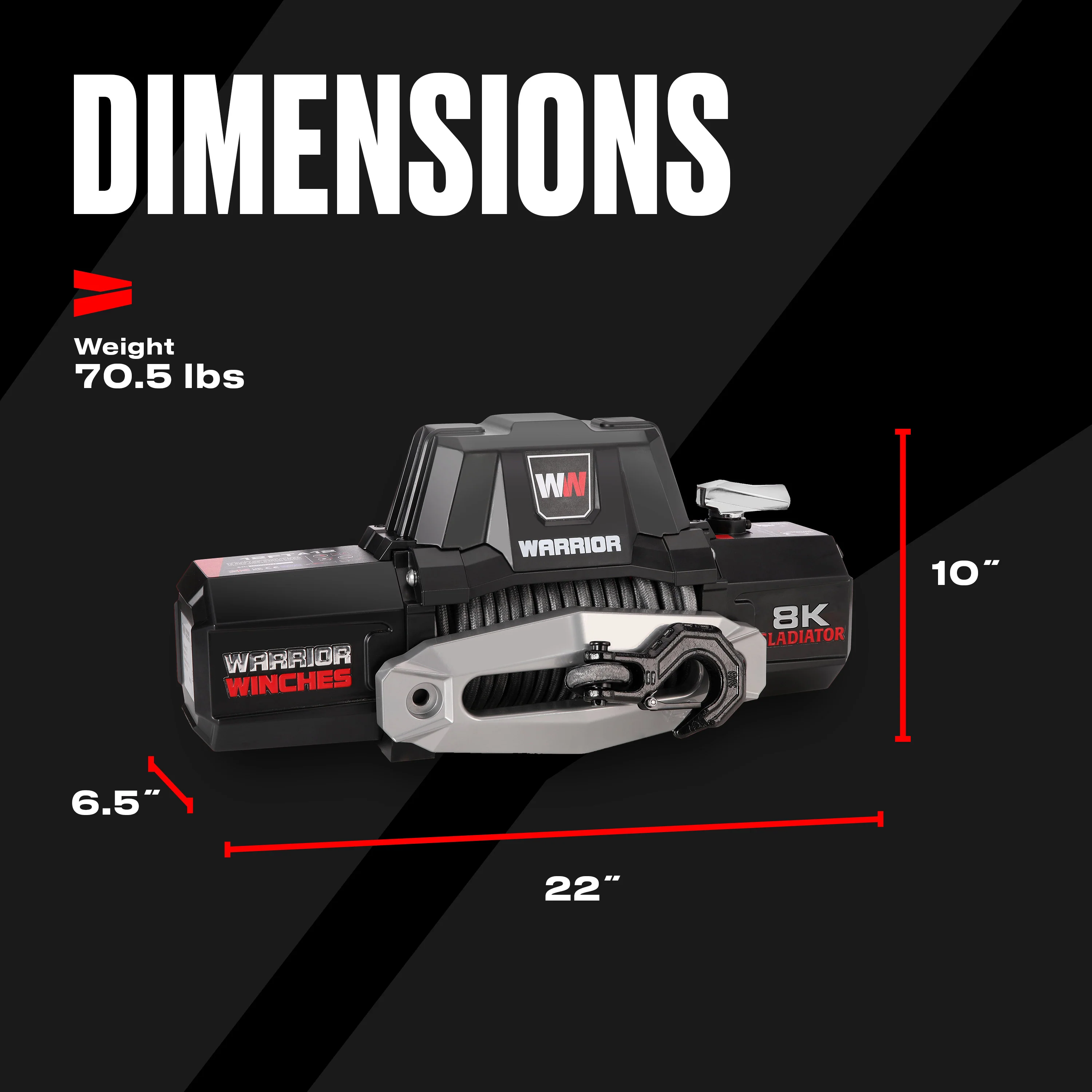 Warrior Winch - Gladiator F Type - Image 4